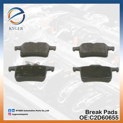Beli C2D60655 C2D3792 Aksesoris Mobil Brake Pad 4pcs Per Set untuk Jaguar XF XK XJ S-TYPE pembuatan online