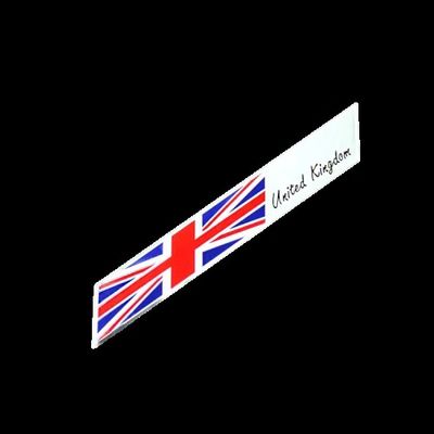 Beli Bendera Metal Car Sticker UK Aluminium Sticker Mark Fender Board Label pembuatan online
