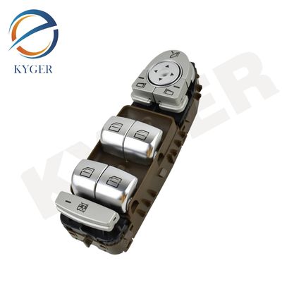 Suku Cadang Sakelar Jendela Daya 2229052004 Warna Kopi Sakelar Pengangkat Jendela Depan Untuk Mercedes Benz W222 W213 222 905 20 04