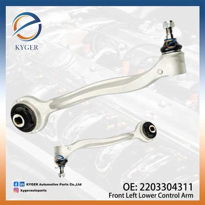 Bagian depan kiri lengan kontrol bawah 220 330 43 11 2203304311 2203303311 2203305711 2203301811 untuk Mercedes Benz W220 C215