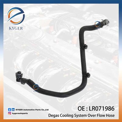 Sistem pendingin Degas Over Flow Hose LR071986 J9C1431 untuk Land Rover Range Rover Evoque Discovery Sport